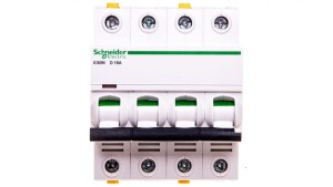Wyłącznik nadprądowy 4P D 16A 6kA AC iC60N-D16-4 Acti9 A9F05416