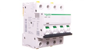 Wyłącznik nadprądowy 4P D 32A 6kA AC iC60N-D32-4 Acti9 A9F05432