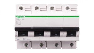 Wyłącznik nadprądowy 4P C 80A 6kA AC iC120 Acti9 A9N18372
