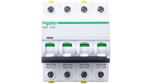 Wyłącznik nadprądowy 4P C 32A 6kA AC iC60N-C32-4 Acti9 A9F04432