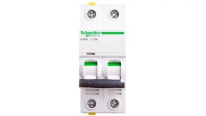 Wyłącznik nadprądowy 2P C 16A 6kA AC iC60N-C16-2 Acti9 A9F04216