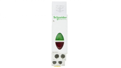 Lampka modułowa czerwona/zielona 110-230V AC iIL A9E18325