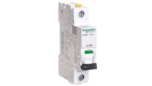 Wyłącznik nadprądowy 1P B 1A 6kA AC iC60N-B1 A9F03101