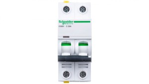 Wyłącznik nadprądowy 2P C 20A 10kA AC iC60H-C20-2 Acti9 A9F07220