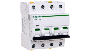 Wyłącznik nadprądowy 4P C 25A 10kA AC iC60H-C25-4 Acti9 A9F07425