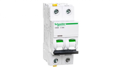 Wyłącznik nadprądowy 2P C 40A 6kA AC iC60N-C40-2 A9F04240