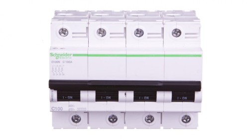 Wyłącznik nadprądowy 4P C 100A 10kA AC C120N A9N18374