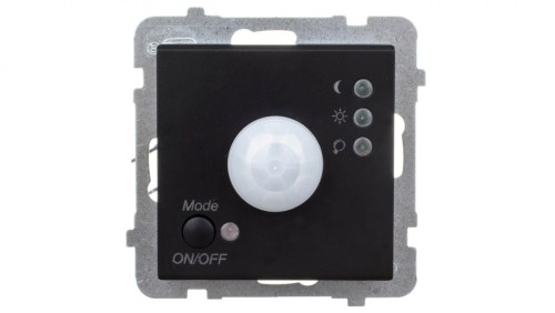 SONATA Elektroniczny czujnik ruchu czarny metalik ŁP-16R/m/33