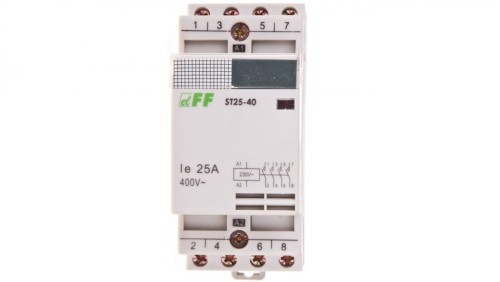 Stycznik modułowy 25A 4Z 0R 230V AC ST25-40