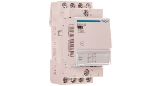 Stycznik modułowy 25A 4Z 0R 24V AC ESD425