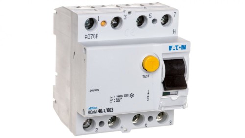Wyłącznik różnicowoprądowy 4P 40A 0,03A typ AC FRCmM-40/4/003 170411