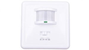 Czujnik ruchu MARID JQ-L PIR 40-500W IP20 podtynkowy zasięg do 12m 150 st. 3–2000 lx 30-90dB biały 08910
