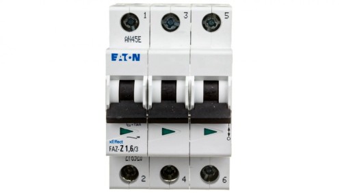 Wyłącznik nadprądowy 3P Z 1,6A 10kA AC FAZ Z1,6/3 278920
