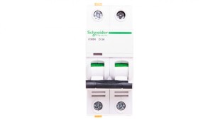 Wyłącznik nadprądowy 2P D 3A 6kA AC iC60N-D3-2 Acti9 A9F05203