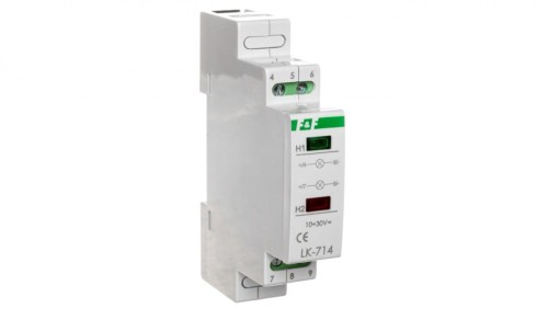 Lampka modułowa zielona/czerwona 10-30V AC/DC LK-714-10-30V
