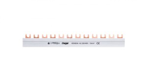 Szyna łączeniowa 2P 63A 10mm2 widełkowa 1+N (12 mod.) KDN263A