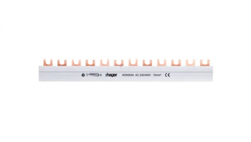 Szyna łączeniowa 2P 63A 10mm2 widełkowa 1+N (12 mod.) KDN263A