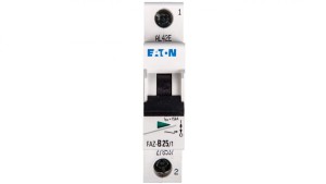 Wyłącznik nadprądowy 1P B 25A 15kA AC FAZ B25/1 278537