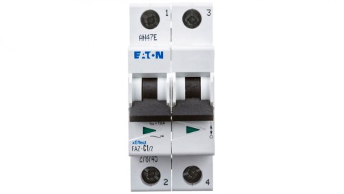 Wyłącznik nadprądowy 2P C 1A 15kA AC FAZ C1/2 278745