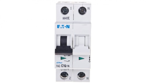 Wyłącznik nadprądowy 1+N C 16A 15kA AC FAZ C16/1N 278674