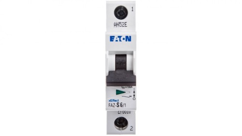 Wyłącznik nadprądowy 1P S 6A 15kA AC FAZ S6/1 278610