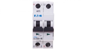 Wyłącznik nadprądowy 2P C 32A 15kA DC FAZ C32/2-DC 279143