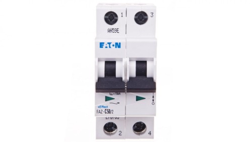 Wyłącznik nadprądowy 2P C 50A 15kA AC FAZ C50/2 278765