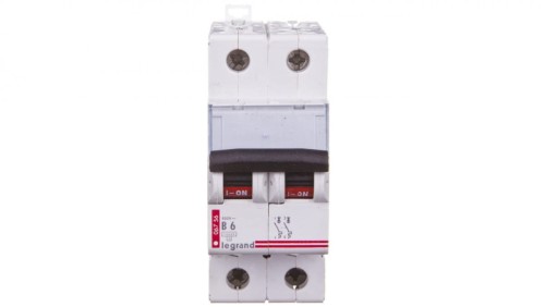 Wyłącznik nadprądowy 2P B 6A 10kA AC S312 TX3 404109