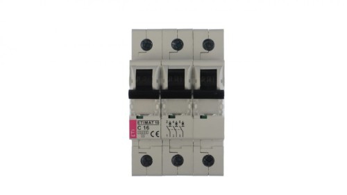 Wyłącznik nadprądowy 3P C 16A 10kA AC ETIMAT10 002135716