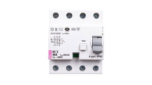 Wyłącznik różnicowoprądowy 4P 80A 0,03A typ AC EFI-4 02062145