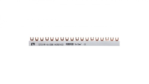 Szyna łączeniowa widełkowa 3P 80A 12mm2 (18 mod.) IZ12/3F/18 002921022