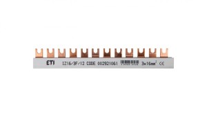 Szyna łączeniowa widełkowa 3P 100A 16mm2 (12 mod.) IZ16/3F/12 002921061