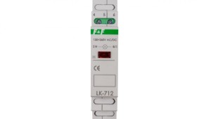 Lampka modułowa 1-fazowa czerwona 130-260V AC/DC LK-712R-130-260V