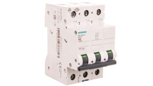 Wyłącznik nadprądowy 3P C 63A 6kA AC SENTRON 5SL6363-7