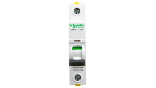 Wyłącznik nadprądowy 1P D 10A 6kA AC iC60N-D10 A9F05110