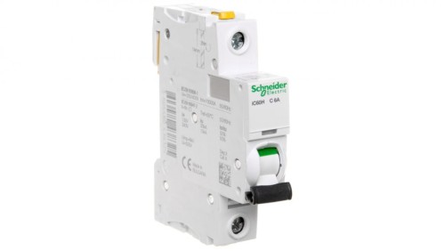Wyłącznik nadprądowy 1P C 6A 10kA AC iC60H-C6 A9F07106