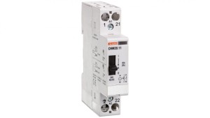 Stycznik modułowy z dźwignią do sterowania ręcznego 20A 1Z 1R cewka 24 VAC/DC CNM2011024