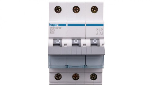 Wyłącznik nadprądowy 3P B 63A 6kA AC MBN363E