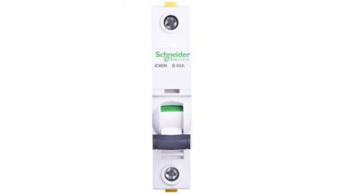 Wyłącznik nadprądowy 1P B 63A 6kA AC iC60N-B63 A9F03163