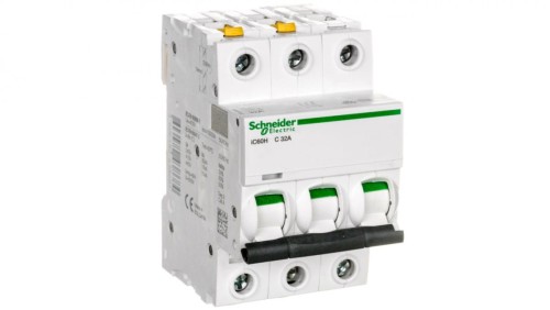 Wyłącznik nadprądowy 3P C 32A 10kA AC iC60H-C32-3 A9F07332