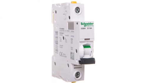 Wyłącznik nadprądowy 1P B 16A 10kA AC iC60H-B16 A9F06116