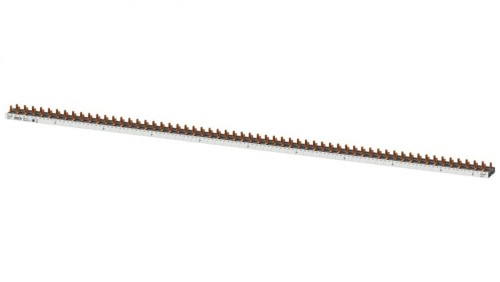 Szyna łączeniowa 3P+N 10mm2 sztyftowa 60 modułowa dla 60 Wyłączników 1P+N wąskich (5SV1 5SV6 5SL60) do cięcia (bez zaślepek w ko