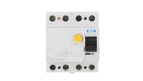 Wyłącznik różnicowoprądowy 4P 40A 0,03A 10kA typ G/F FRCMM-40/4/003-G/F 187409
