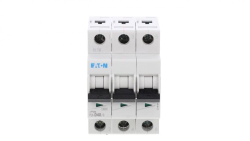Wyłącznik nadprądowy 3P D 40A 6kA AC PL6-D40/3 286617