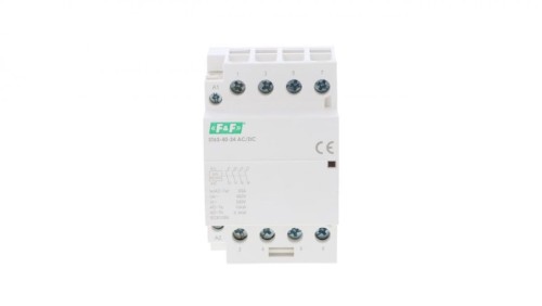 Stycznik modułowy, montaż na szynie, styki 4xNO, 63A, 24V DC ST63-40-24ACDC