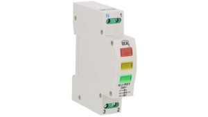 Lampka modułowa 3-fazowa czerwona/żółta/zielona LED 3x230V+N AC KLI-RGY 32893