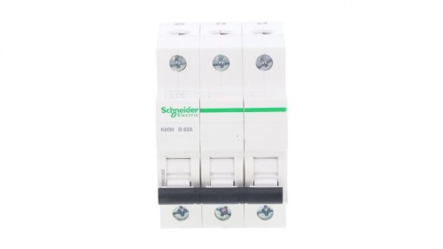 Wyłącznik nadprądowy 3P B 63A 6kA AC K60N-B63-3 A9K01363