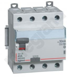 Wyłącznik różnicowoprądowy P 304 4P 40A 0,03A Typ F (HPI) SERII DX3 411695