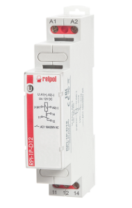 Przekaźnik elektromagnetyczny 1P 16A 12V DC AgSnO2 RPI-1P-D12 863355