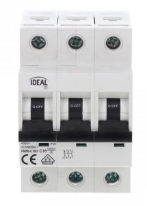 Wyłącznik nadprądowy 3P C 16A 6kA AC KMB6-C16/3 VDE 23154